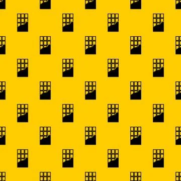 Chocolate bar pattern vector Stock Illustration