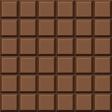 Chocolate bar pattern vector illustration Stock Illustration