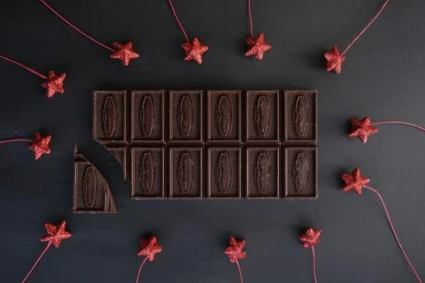 Chocolate bar. Stock Photos