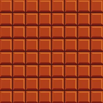 Chocolate bar seamless pattern. Chocolate Bar Pattern Background. Vector il.. Stock Illustration