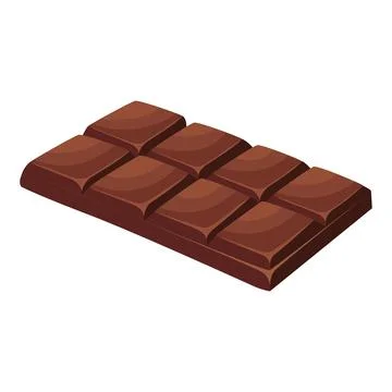 Chocolate bar. vector illustration on a white background Stock Illustration
