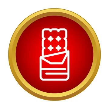 Chocolate bar in wrapper glyph icon design Stock Illustration