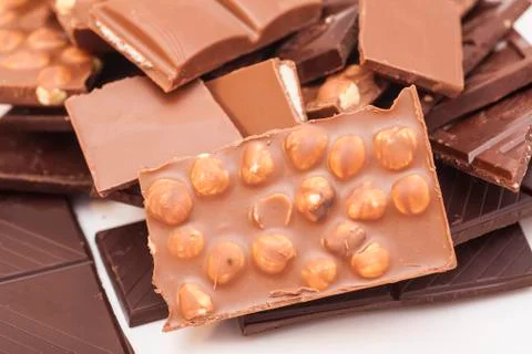 Chocolate bars background Photos