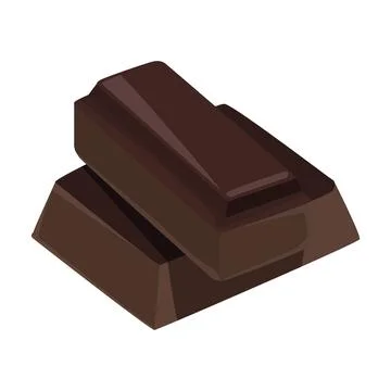 Chocolate bars candy Illustrazione stock