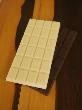 Chocolate bars handmade different types Stock Photos
