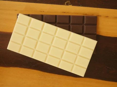 Chocolate bars handmade different types Stock Photos