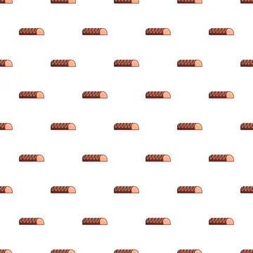 Chocolate bars repeating sweets pattern background Stock Illustration
