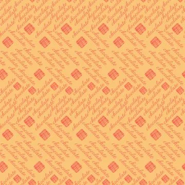 Chocolate bars seamless pattern Stock Illustration