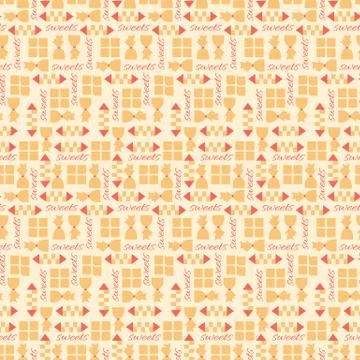 Chocolate bars seamless pattern Stock Illustration