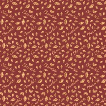 Chocolate bars seamless pattern Stock Illustration
