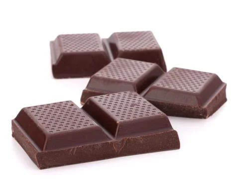 Chocolate bars stack 스톡 사진