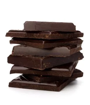 Chocolate bars stack 스톡 사진