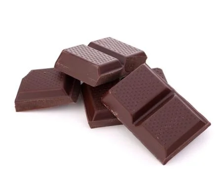 Chocolate bars stack 스톡 사진