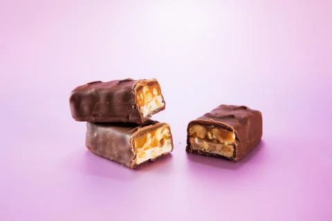Chocolate bars, sweets isolated. Stock-Fotos