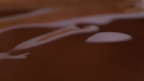 Chocolate bath Waves Stock Footage 81796414