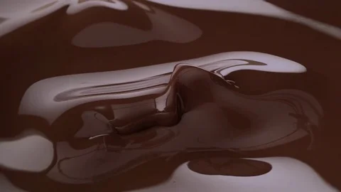 Chocolate bath Waves Stock Footage 81796485