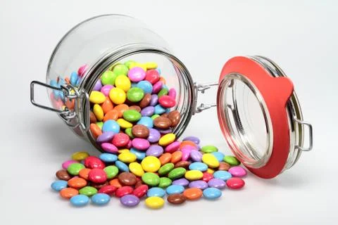Chocolate beans Stock Photos