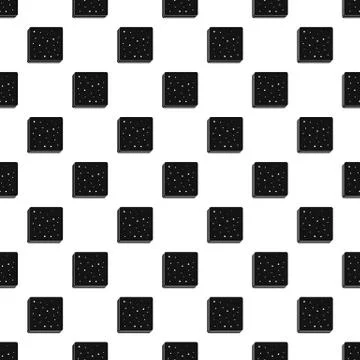 Chocolate biscuit pattern seamless 스톡 일러스트