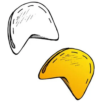 Chocolate biscuits with nuts. Vector illustration of cookies with chocolate a Illustrazione stock
