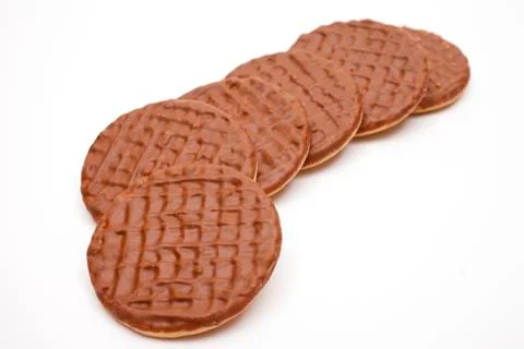 Chocolate Biscuits Stock Photos