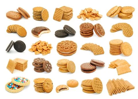 Chocolate biscuits Stock Photos