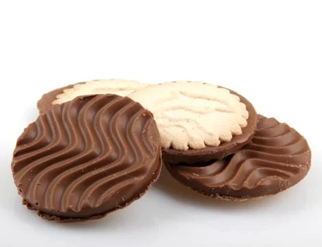 Chocolate Biscuits Stock Photos