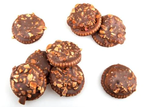 Chocolate biscuits Stock-Fotos