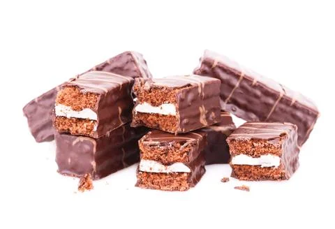 Chocolate biscuits Foto stock
