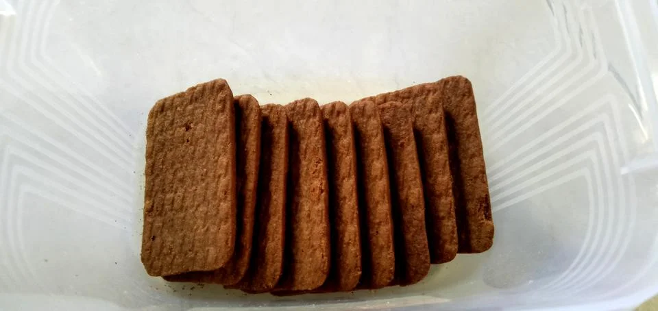 Chocolate biscuits Stock Photos