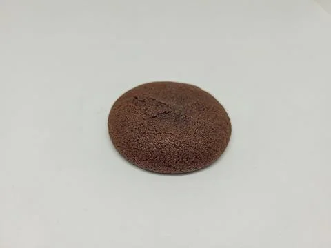 Chocolate biscuits on a white background Stock Photos