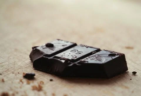 Chocolate bits Stock Photos