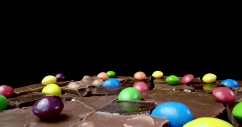 Chocolate blocks Video stock 139402063