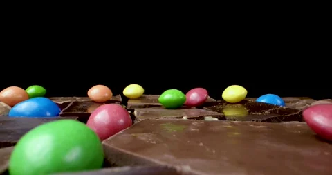 Chocolate blocks Video stock 139402230