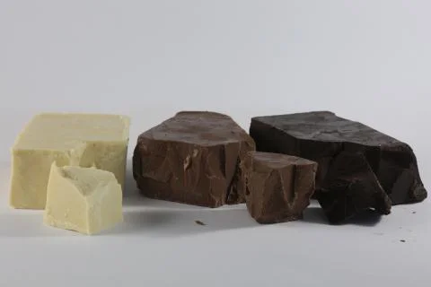 Chocolate blocks Stock Photos