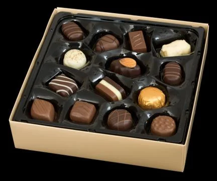 Chocolate box Stock Photos