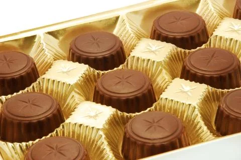 Chocolate box Stock Photos