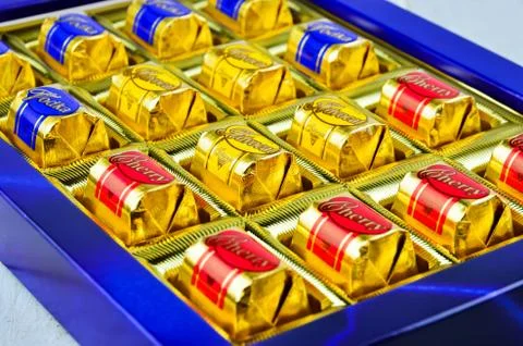 Chocolate box Stock Photos