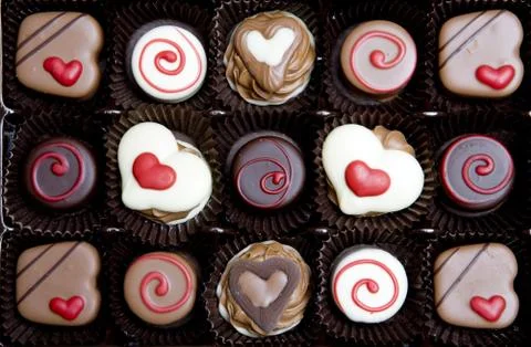 Chocolate box Foto stock