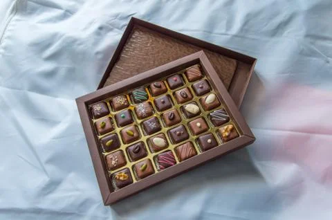 Chocolate box Stock Photos