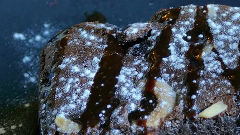 Chocolate brownie cake Stock-Footage 83268512