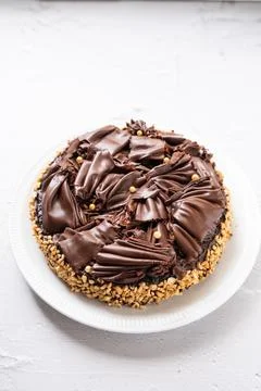 Chocolate brownie Stock Photos