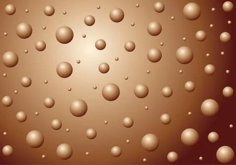 Chocolate Bubbles Stock Illustration