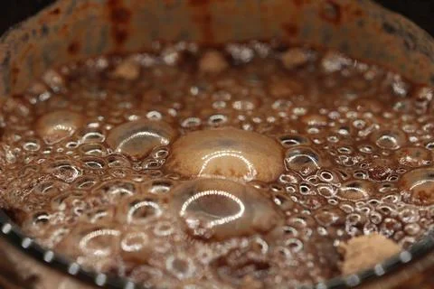 Chocolate bubbles Stock Photos