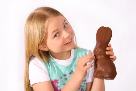 Chocolate bunny Foto stock