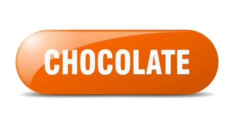 Chocolate button. chocolate sign. key. push button. Stock Illustration