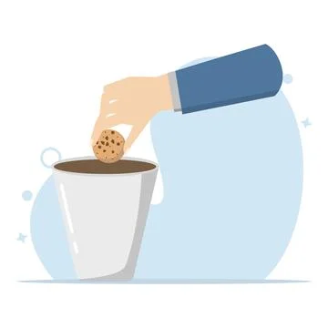 Chocolate Cake Concept. Vector Cartoon Icon Illustration. Stock Illustration
