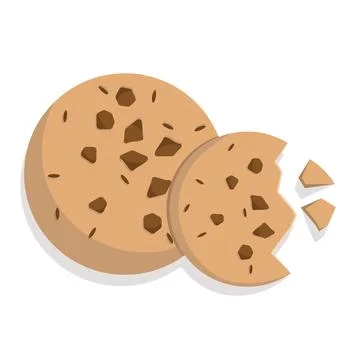 Chocolate Cake Concept. Vector Cartoon Icon Illustration. Stock Illustration