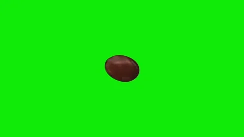 Chocolate cake dot punctuation animation on green screen background loop. Stock Footage 339323508