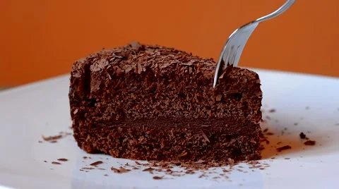 Chocolate cake Stock Footage