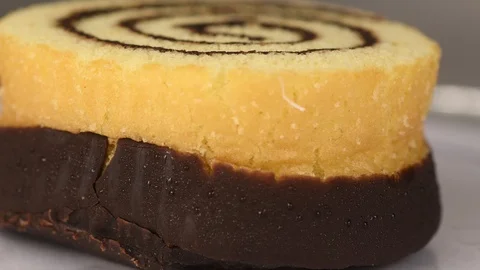 Chocolate cake Stock Footage 100345119